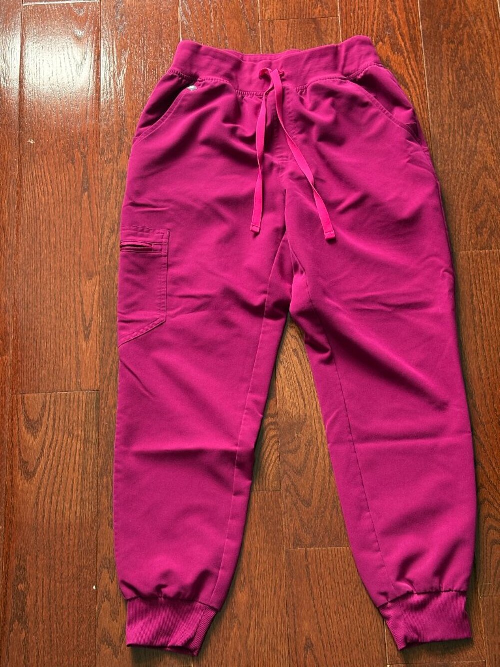 FIGS Dark Magenta High Waisted Zamora Joggers S/P